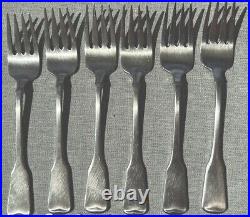 24 Pc Set Oneida American Colonial Heirloom Cube Stainless Flatware Silverware