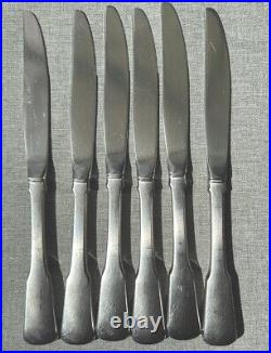 24 Pc Set Oneida American Colonial Heirloom Cube Stainless Flatware Silverware