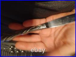 26 Pcs Oneida Eden USA Stainless Flatware Glossy Used Condition