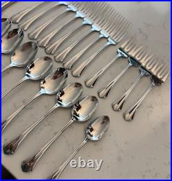 27 PC Oneida Deluxe Rushmore Stainless Flatware Forks Spoons Knives