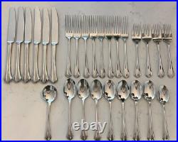 27 PC Oneida Deluxe Rushmore Stainless Flatware Forks Spoons Knives