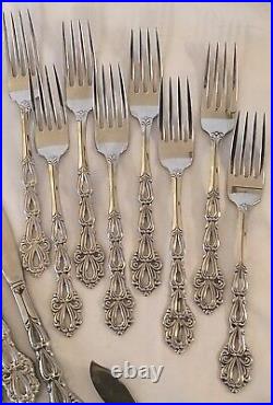 27 Pieces Oneida Community Stainless CHANDELIER Flatware