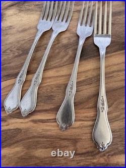 27 pc. Oneida MORNING BLOSSOM Stainless Knives Forks Spoon Service For 4 + Extra 27 pc. Oneida MORNING BLOSSOM Stainless Knives Forks Spoon Service For 4 + Extra