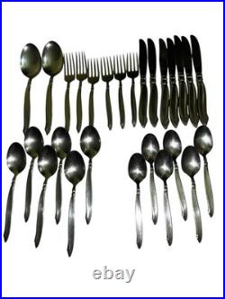 27pc Oneidacraft Premier Stainless SHORELINE Flatware