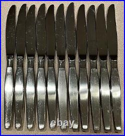 29 PC Oneida Community FROSTFIRE Stainless Flatware Silverware Knives Spoons