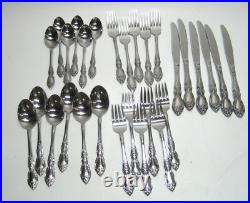 29 Pieces Oneida Wadsworth Stainless Flatware