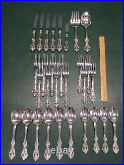 30 Pcs Oneida MICHELANGELO Stainless Flatware Set