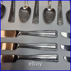 30 Pieces Oneida Flourish 18/10 Stainless Service for 6 Settings of 5 Pieces