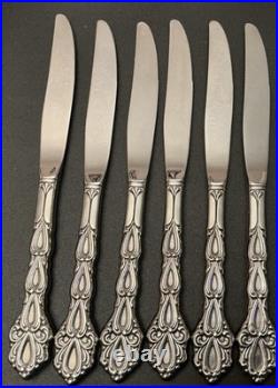 31 PCS Oneida Community CHANDELIER Stainless 6 Settings Dinner Knives Forks Spn