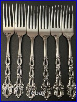 31 PCS Oneida Community CHANDELIER Stainless 6 Settings Dinner Knives Forks Spn 31 PCS Oneida Community CHANDELIER Stainless 6 Settings Dinner Knives Forks Spn
