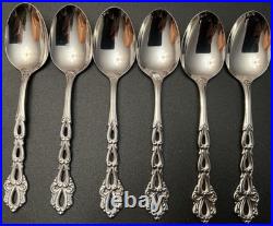31 PCS Oneida Community CHANDELIER Stainless 6 Settings Dinner Knives Forks Spn