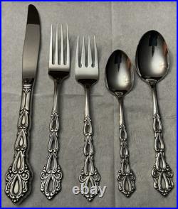 31 PCS Oneida Community CHANDELIER Stainless 6 Settings Dinner Knives Forks Spn