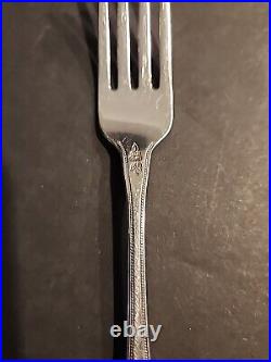 31 pcs Vintage Oneida Stainless Morning Blossom Flatware Rose Flower Fork Spoon