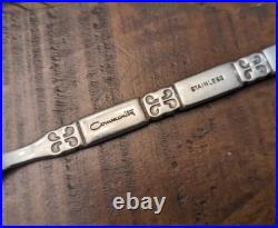 31 x Oneida Madrid Community Black Accent Forks Serving Knives Spoons