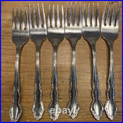 32 Pcs Oneida Cube Dover Stainless Flatware Heirloom Dinner Fork Spoon Serving
