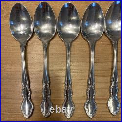 32 Pcs Oneida Cube Dover Stainless Flatware Heirloom Dinner Fork Spoon Serving