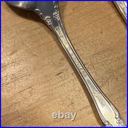 32 Pcs Oneida Cube Dover Stainless Flatware Heirloom Dinner Fork Spoon Serving