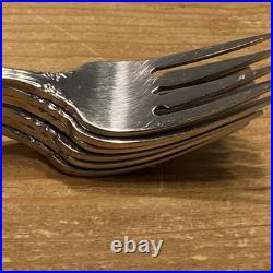 32 Pcs Oneida Cube Dover Stainless Flatware Heirloom Dinner Fork Spoon Serving