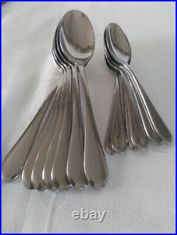 34 Oneida Icarus Glossy Tablespoon, Salad Dinner Forks Spoon Flatware Set