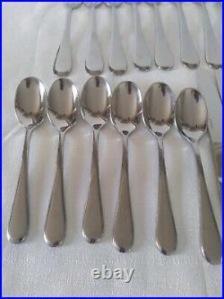 34 Oneida Icarus Glossy Tablespoon, Salad Dinner Forks Spoon Flatware Set
