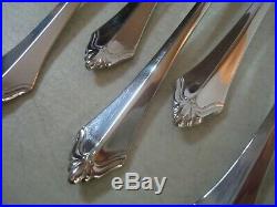 34 PC (SERVICE FOR 6) Community by Oneida KENWOOD Stainless Flatware EXC