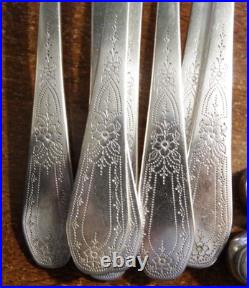 34 pcs VTG Oneida Paul Revere Silverplate Flatware 1927 VGC
