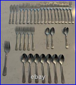 35 PC Oneida Colonial Boston Minuteman Stainless Flatware