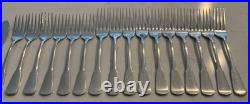 35 PC Oneida Colonial Boston Minuteman Stainless Flatware