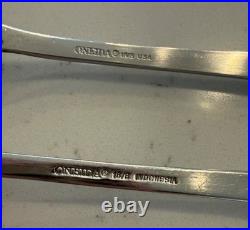 35 PC Oneida Colonial Boston Minuteman Stainless Flatware