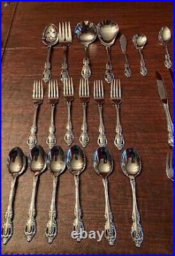36 Pcs Oneida Community Brahms Stainless For 6 with Service Set