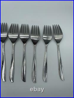 37 Pc. Oneida Community TWIN STAR Set Century Modern Stainless Flatware