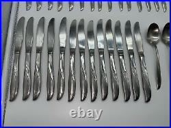 37 Pc. Oneida Community TWIN STAR Set Century Modern Stainless Flatware