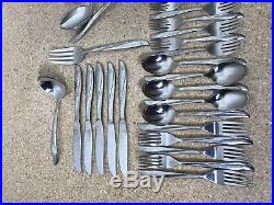 37 Pieces Of Oneida Community Stainless Twin Star Flatware