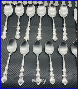37 Pieces Oneida Deluxe MOZART Stainless Flatware Scalloped Salad Serving Spoon