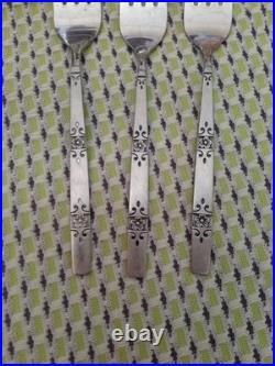 37 pcs Oneida Wm Rogers Premier SPANADA Stainless USA Flatware 6+ PLACE SETTINGS