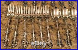 38 Pc. Set Oneida Michelangelo Cube Stainless Flatware Beautiful Cond Free Ship