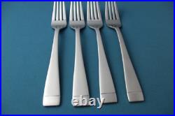 4 Dinner Forks Oneida MERCER FROSTED 18/0 Stainless Vietnam NEW 7 7/8