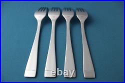 4 Dinner Forks Oneida MERCER FROSTED 18/0 Stainless Vietnam NEW 7 7/8