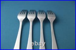 4 Dinner Forks Oneida MERCER FROSTED 18/0 Stainless Vietnam NEW 7 7/8