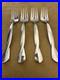 (4) SALAD FORKS ONEIDA USA TORSADE Stainless Flatware Glossy