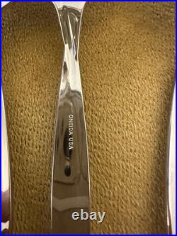 (4) SALAD FORKS ONEIDA USA TORSADE Stainless Flatware Glossy