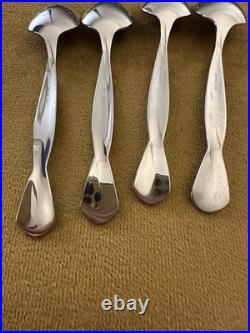 (4) Teaspoons ONEIDA USA TORSADE Stainless Flatware Glossy