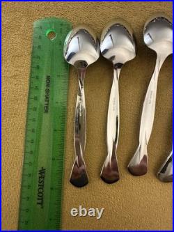 (4) Teaspoons ONEIDA USA TORSADE Stainless Flatware Glossy