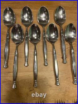 40 Pc Set Oneida Act 1 Cube Stainless Flatware Silverware Glossy Service For 8