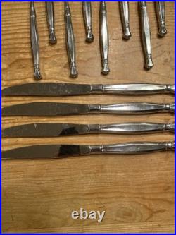40 Pc Set Oneida Act 1 Cube Stainless Flatware Silverware Glossy Service For 8