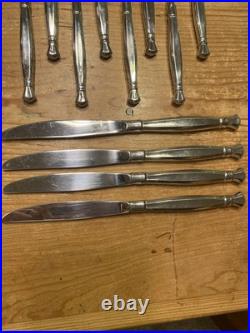 40 Pc Set Oneida Act 1 Cube Stainless Flatware Silverware Glossy Service For 8