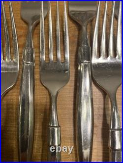 40 Pc Set Oneida Act 1 Cube Stainless Flatware Silverware Glossy Service For 8