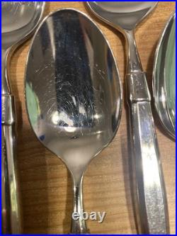 40 Pc Set Oneida Act 1 Cube Stainless Flatware Silverware Glossy Service For 8