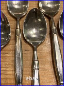 40 Pc Set Oneida Act 1 Cube Stainless Flatware Silverware Glossy Service For 8