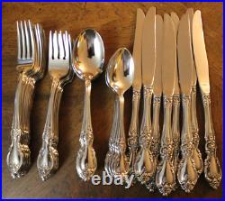 40 Pce Oneida Community Stainless Steel Flatware Louisiana Forks Spoons Knives